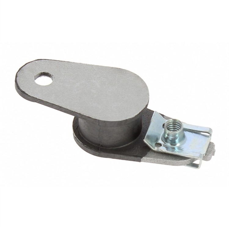 Silent block marmitta in alluminio e gomma vulcanizzata lunghezza 76 mm