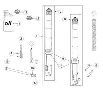 supporto destro parafango anteriore originale ohvale gp0 evo 22 25