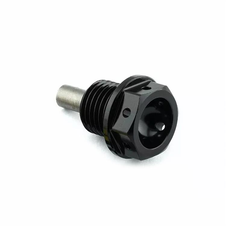 Tappo scarico olio Yamaha YZF 600 R (95-07) ergal Nero Pro Bolt