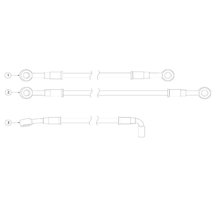Tubo freno anteriore originale Ohvale GP0 EVO (2022-2025) Formula